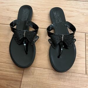 Ferragamo jelly flip flops